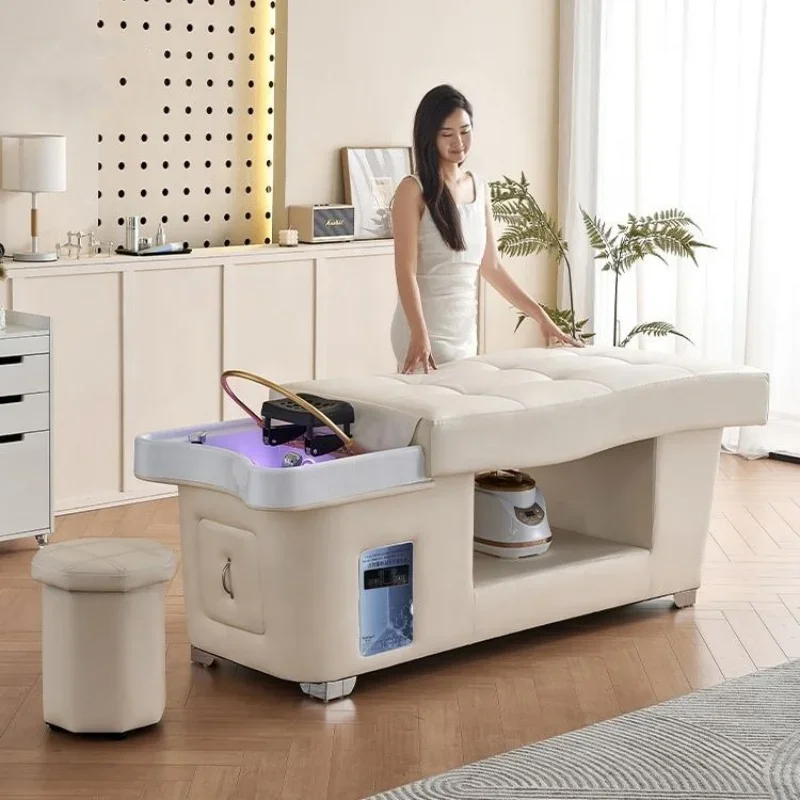 Wellness Spa And Salon - سرير تدليك مع مسند للرأس، سرير
