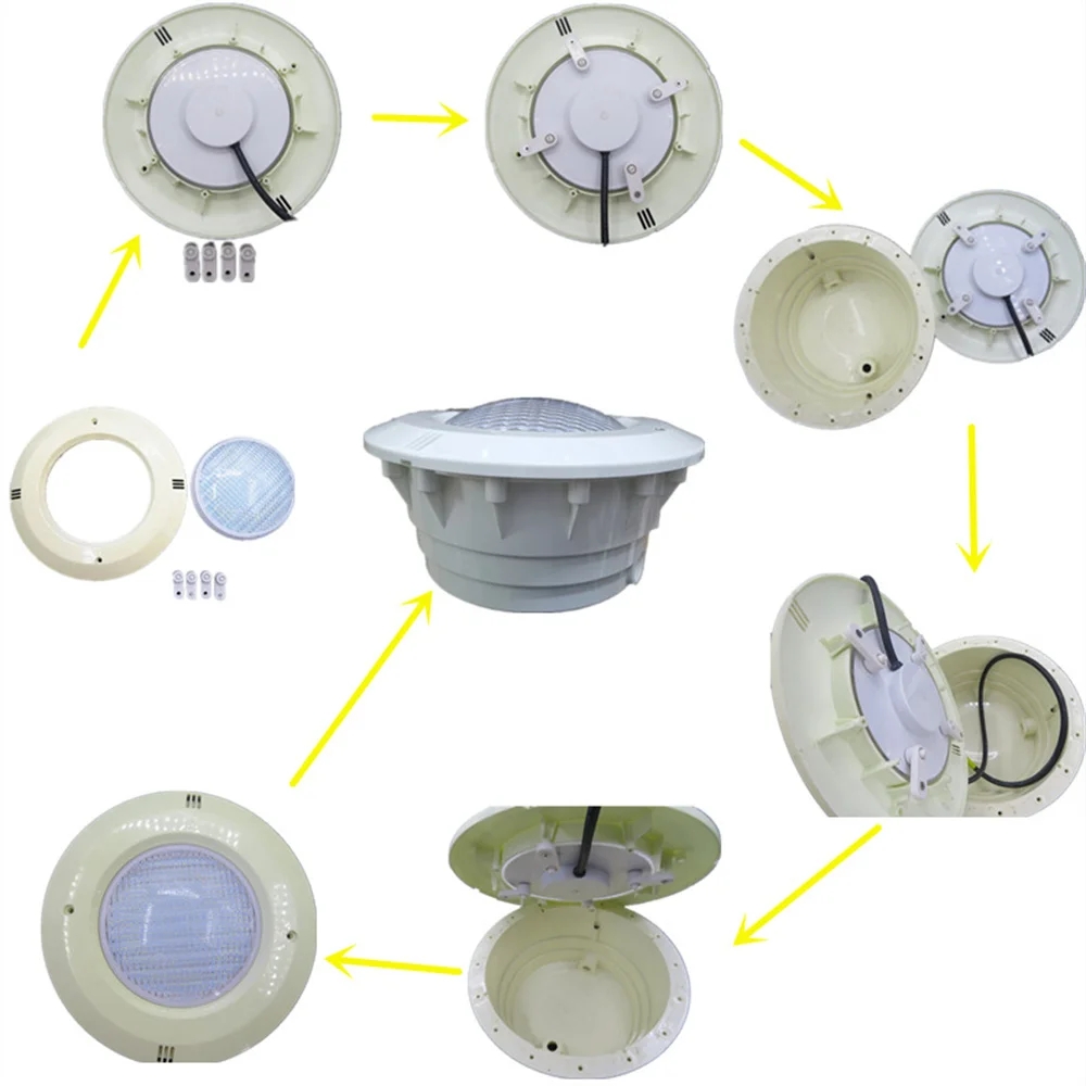 أضواء LED تحت الماء RGB بقوة 4 - مراجعة Xy Spa & Wellness وسعره