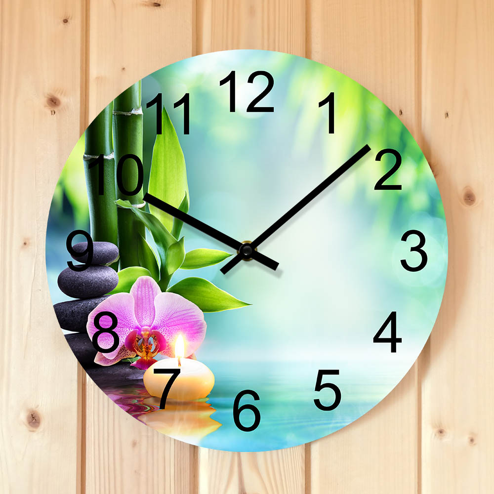 ساعة حائط صامتة من أحجار زن عل - مراجعة Wellness Spa And Salon وسعره